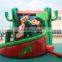 jungle inflatable bouncer slide twist / inflatable bounce house twist combo / inflatable bouncy castle jungle