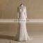 Brilliant Bling Beads Mermaid Long Sleeve Wedding Dress U Back