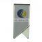 round engrave logo metal coin money clip