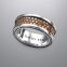 Sterling Silver Inspired DY White Diamond Pave Band Men Ring