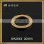 Songa Metal SA2043 Metal Plates for Handbags Zinc Alloy Ring Buckle