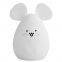 mouse Lamp Moon Light Night Light Kids Gift Women USB Charging Touch Control Brightness Warm Cool White silicone Lamp