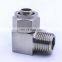 ZG1/4 male thread O.D 3 mm hard tube stainless steel coupling steel pipe flange 6 inch steel pipe fittings