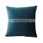 Spring Textile Velvet Soft Square Sofas Cushion Solid Color Conutry Sheep Skin Decorative Throw Pillows For Home Decor