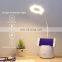 Flexible Study Table Lamp Mobile Pen Holder 3 Color Temperature USB Charging LED