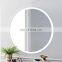 Large Simple Round Streamlined 1 Inch Beveled Oval Wall Mirror 24" x 36" Frameless Oval Mirror