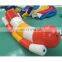 Hot sale Inflatable water floating buoy commercial 0.9mm pvc inflatable water toy 3-person towed buoy