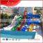 Fiberglass Hot sales new barrel and sled combination fiberglass slides for water park