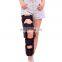 Adjustable medical aluminum leg supporter hinge knee brace support for walking