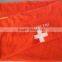 100% Cotton Flower Embroidery Red Towels