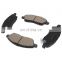 D1592 Wholesale auto parts accessories brake system front spare parts car ceramic brake pads for nissan tiida
