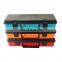Multi-functional plastic fishing tackle box  Plastic Rock Ocean Beach Customized  Style Storage box with handle