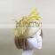 Handmade Design Sinamay Fabric Feather Wedding Party Fascinator With Alice Band