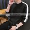Manufacturer custom spring and autumn men's plus size sweatshirt sports long-sleeved round neck sweater