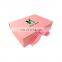 luxury empty glitter false pink cute tin printed packaging black shipping boxes custom logo