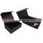 Wholesale cardboard luxury matte black paper bow tie packaging gift box