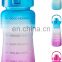 hot selling bpa free plastic eco friendly gym outdoor anti slip fitness water bottle sport with motivational time marker