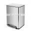 New fashion home basic 12 liters metal trash can compactor hanging kitchen trash can for household office