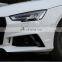 upgrade STAR shine style high guality car parts bumpers grills for Audi A4  body kits