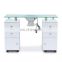 High back king spa chair luxury pedicure chairs manicure table beauty nail salon furniture set