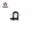 Durable Quality Engrave Logo Stainless Steel Shackle Black D Shape