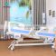 Four-Crank Adjustable Hospital Cheap 5 Functional Clinic Medical Patient Hospital ICU Bed with Sponge Mattress