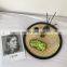 Wholesale INS Retro Nordic Japanese Home Decor Wood Grain Desktop Serving Tray Decorative Rattan Tray