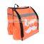 Rappi Thermal Insulated Food Delivery Backpack with Side Pocket and OEM High Quality Backpack Cooler Delivery Bag Red