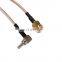 CRC9 to SMA RG316 Cable, CRC9 Male Right Angle to SMA Male with RG316 Cable