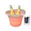secchiello ghiaccio led Cocktail Beer Holder LED Ice Bucket Remote Control Ice Bucket & Chiller