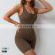 High Quality Stretchy Fitness One Piece Bodysuit Biker Jumpsuit for Women Sports Yoga Jumpsuit One Piece