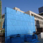 Construction site climbing net, building exterior wall high-rise protective steel plate net