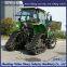 Customized triangular track chassis for tractors for deep plowing operations to increase power