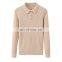 Custom Ladies Formal Cashmere Sweater Plain Knitted Polo Neck 1/4 Quarter Button Winter Business Suit