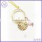 Wholesale Gold Plating 30mm Memory Locket Pendant Necklace