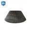 high hardness wear resistant plate bimetal chromium carbide overlay crusher feed cones chute  liners
