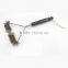 Amazon Hot rank 12'' BBQ grill brush zinc plated wire bbq cleaning brush 12inch steel wire brush custom