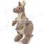 Hot sale! Lovely and new style mother and baby plush kangaroo toy