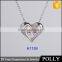 Wholesale jewelry accessory heart shape pendant for lady dog paw pendant