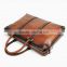 Minandio Guangzhou factory genuine leather office bags for men business man bag leather new stylish leather briefcase for sale