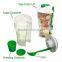 Factory Supply Promotion Gifts 3 In 1 Fresh Friut Vegetable Food Grade Plastic Shaker salad Cup With Fork