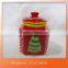 High Quality Christmas tree Food Container Ceramic Cookie Jar