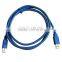 1M Blue USB 3.0 AM to BM Cable