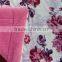 Hot selling embossed flower printing flannel quilt