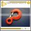 G80 alloy eye hook with red painted