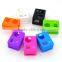 Silicone Case for the Camera Mainbody of GoPro Hero3+/3, Cover the one with LCD. Color: Black, Blue, Green, White, Rose GP166
