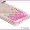 [Somostel] Newest Popular 3d Liquid Phone Case for Iphone 4 5 6 Glitter Case
