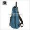 New model hot selling blue teens drawstring canvas backpack bags