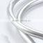 Silver PVC Plumbing 150CM Shower Hose with Brass Nut, X18015S