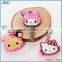 OEM design soft cartoon silicone rubber key cover with chain